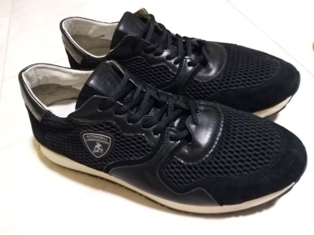 Genuine on sale leather sneakers