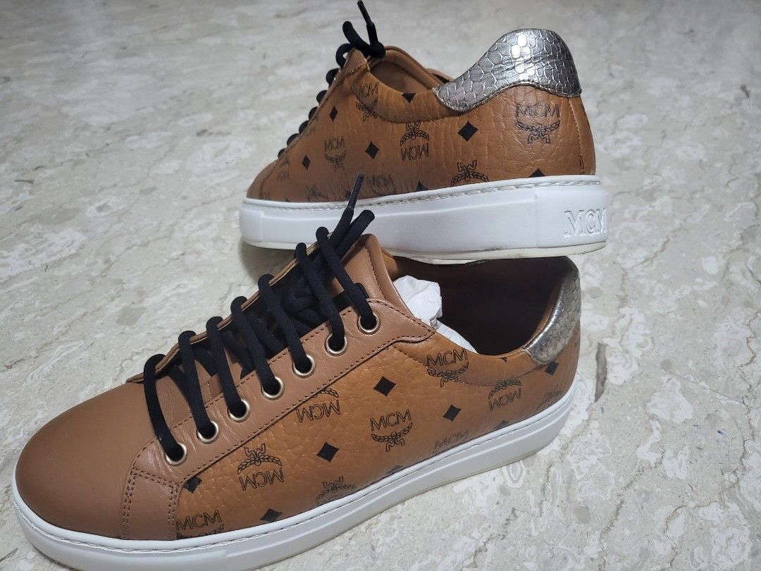 Mcm online cognac sneakers