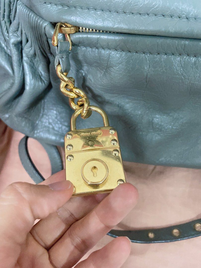 Authentic Miu Miu w receipt bag, Luxury, Bags & Wallets on Carousell