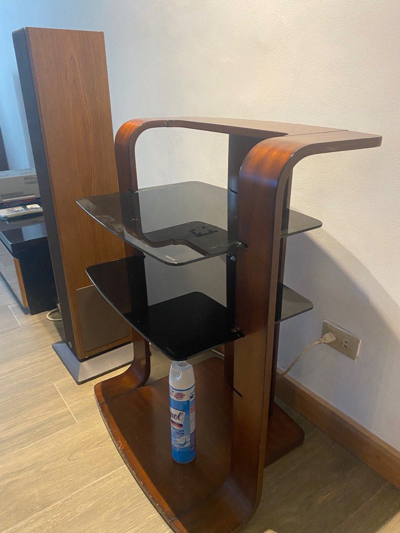 AV console rack, Furniture & Home Living, Furniture, Shelves, Cabinets ...