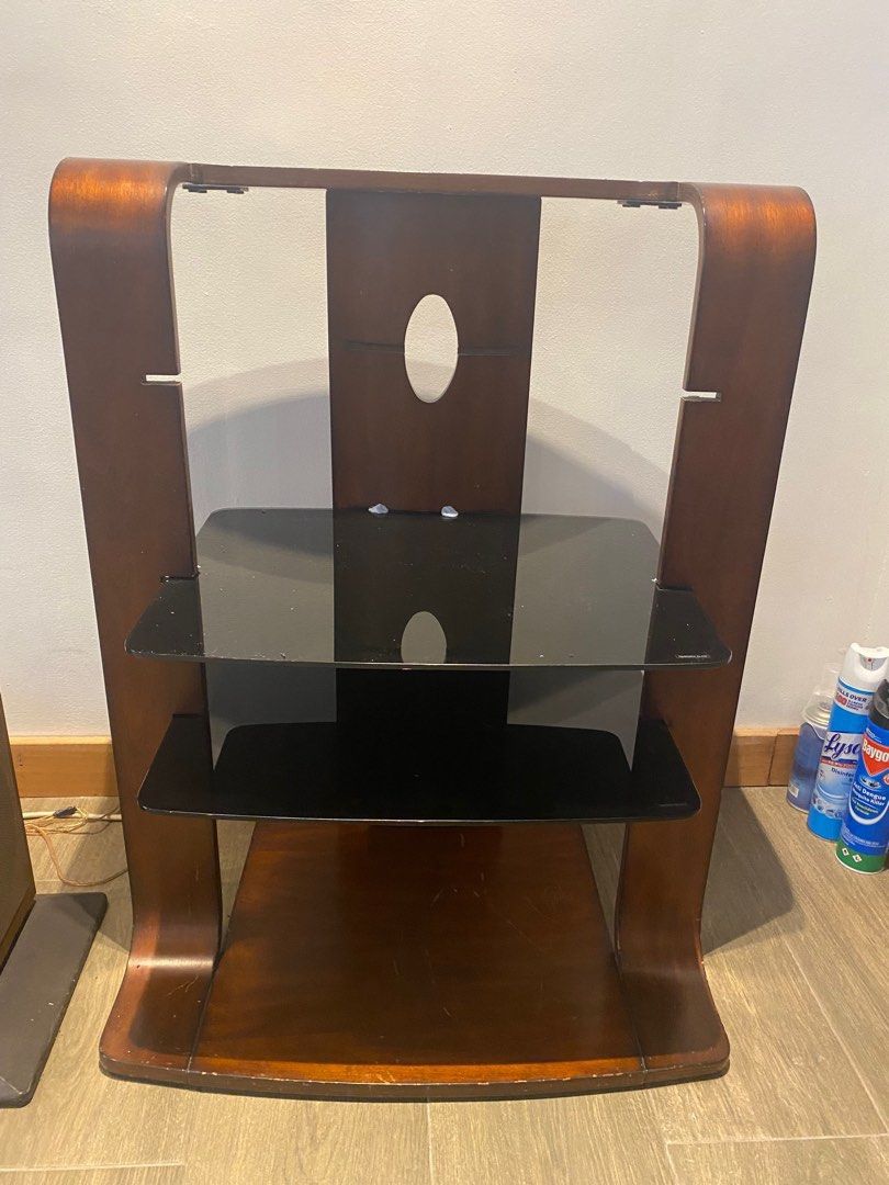 AV console rack, Furniture & Home Living, Furniture, Shelves, Cabinets ...