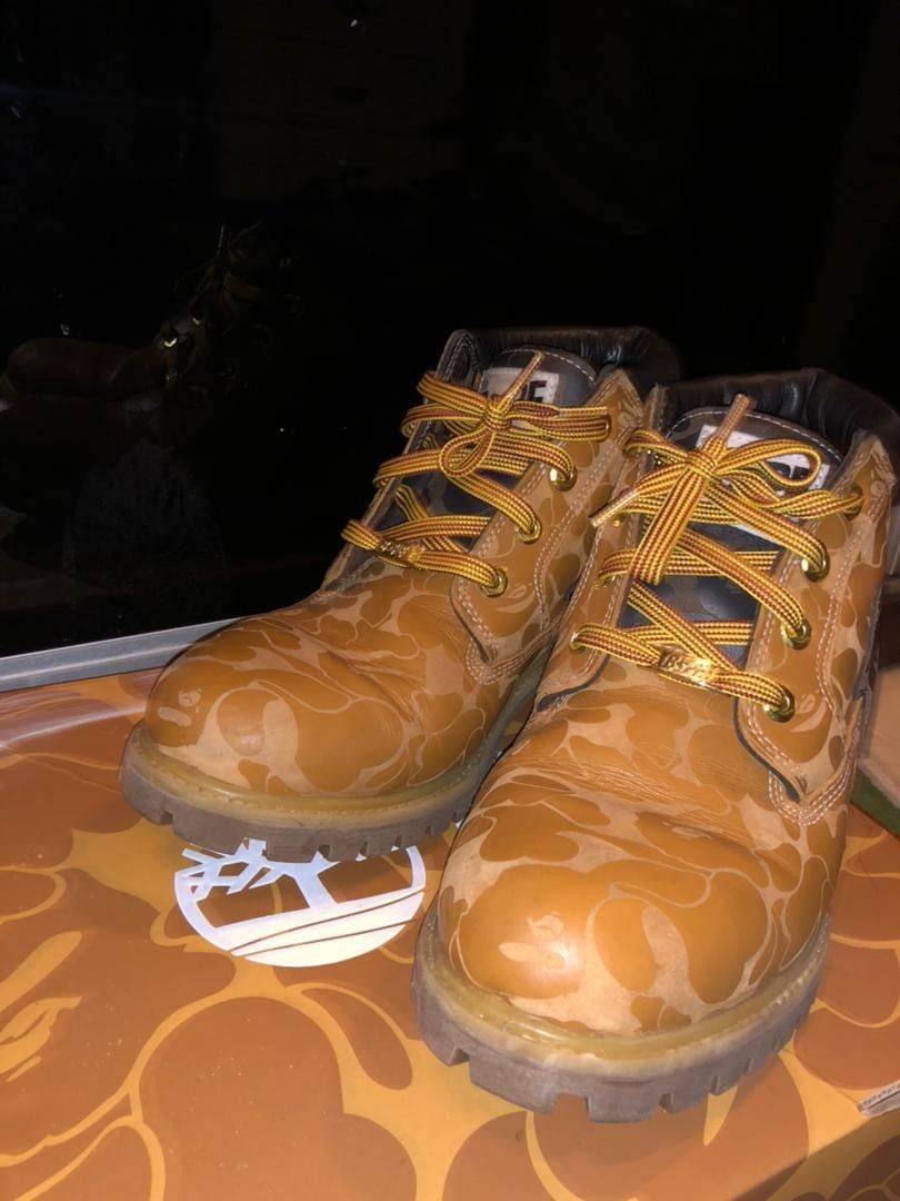 Timberland bape on sale