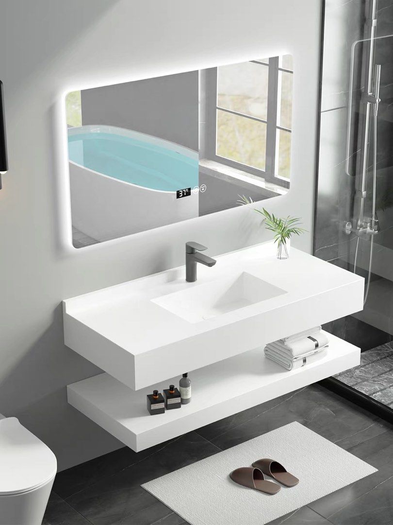 bathroom vanity with faucet 2 set, furniture & home living