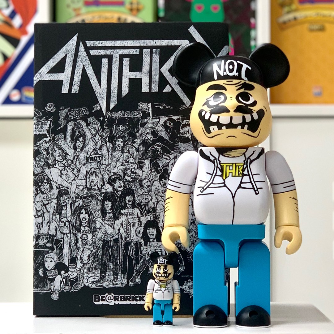 その他 BE@RBRICK - BE@RBRICK ANTHRAX &quot;NOTMAN&quot; 100% &amp; 400% Bearbrick-Crystal-Halo-1-19c97