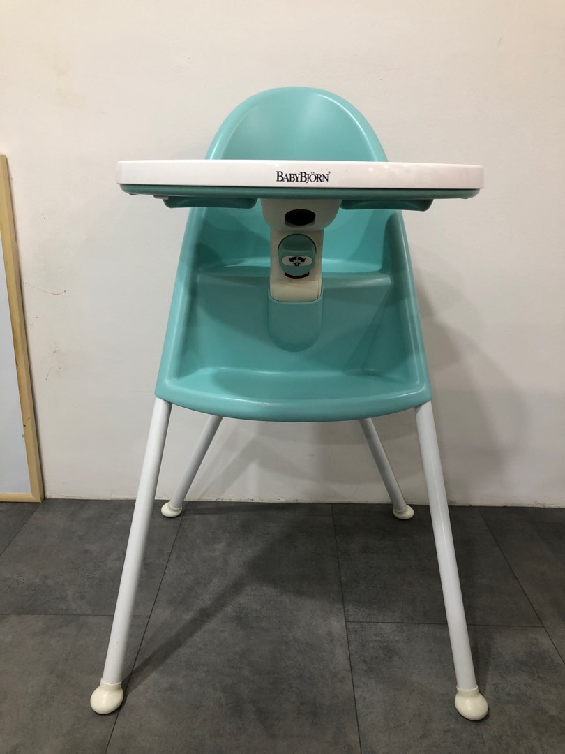 Baby bjorn high cheap chair light green