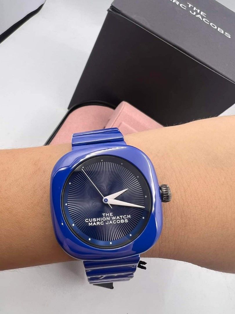 Blue MARC JACOBS cushion 36mm
