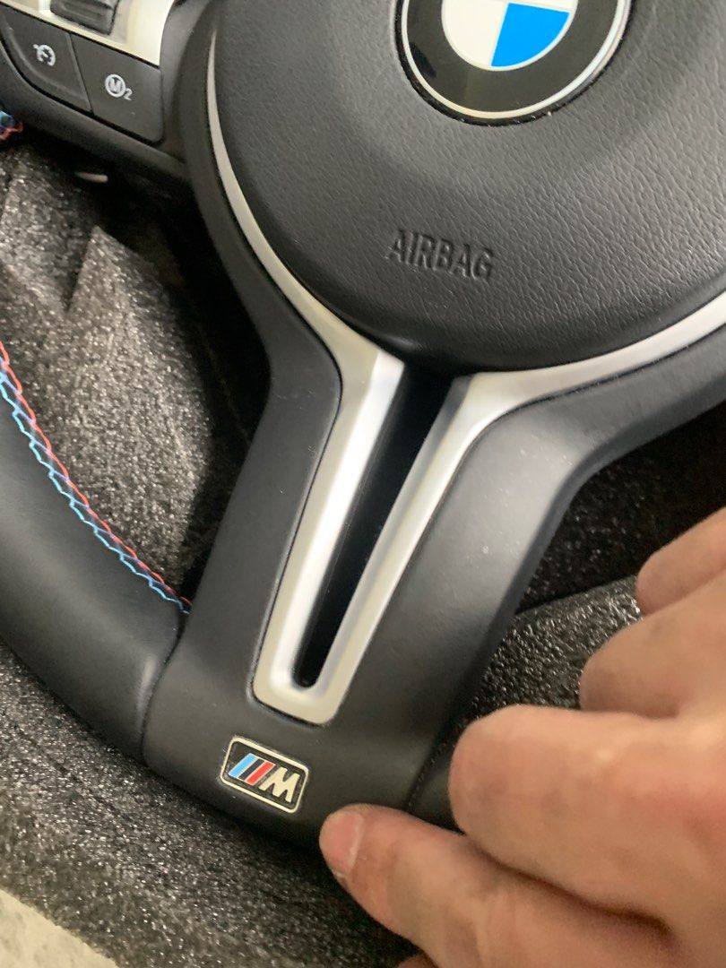 BMW M sport steering wheel, Car Accessories, Accessories on Carousell