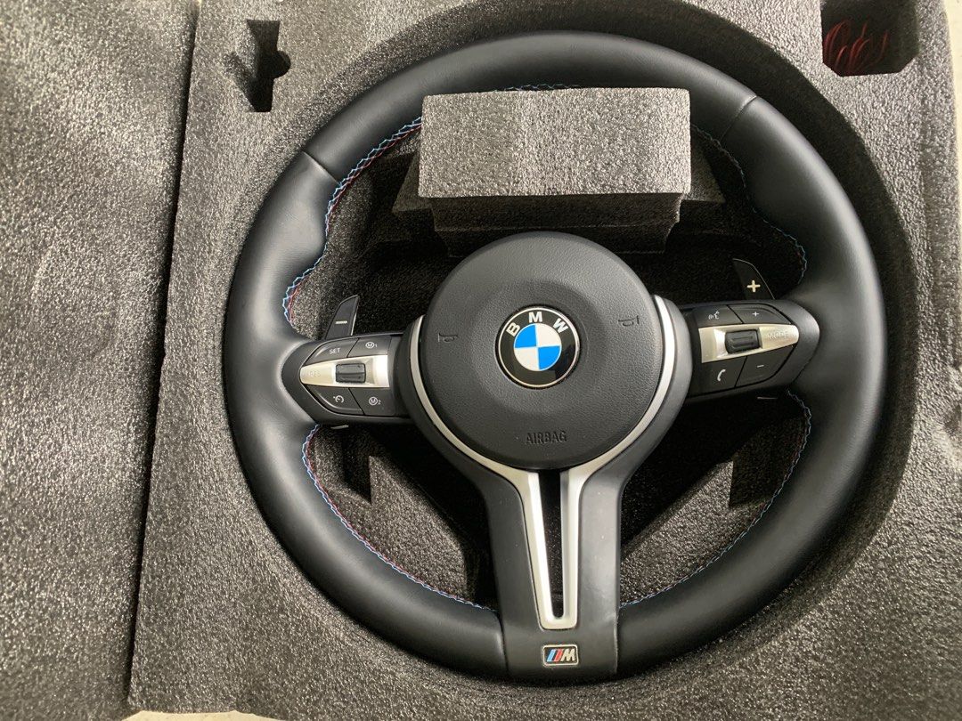 BMW M sport steering wheel, Car Accessories, Accessories on Carousell