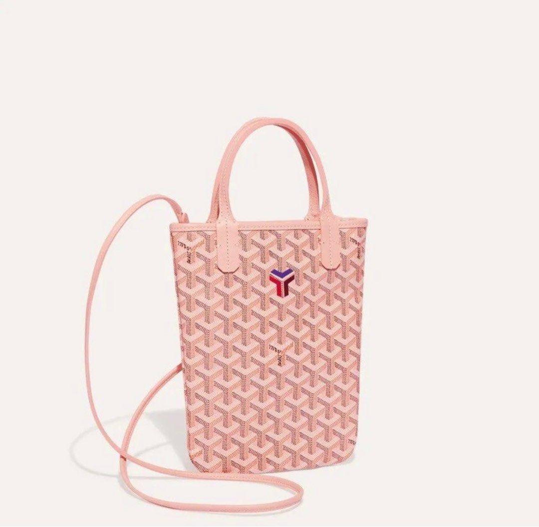 Goyard Poitier Claire Voie Mini Tote Bag Powder Pink Crossbody Woman  Limited F/S