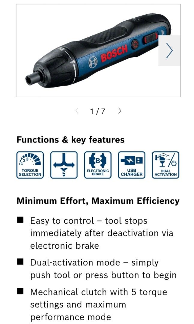 Original Bosch Go 2 Professional Cordless Wireless Screwdriver