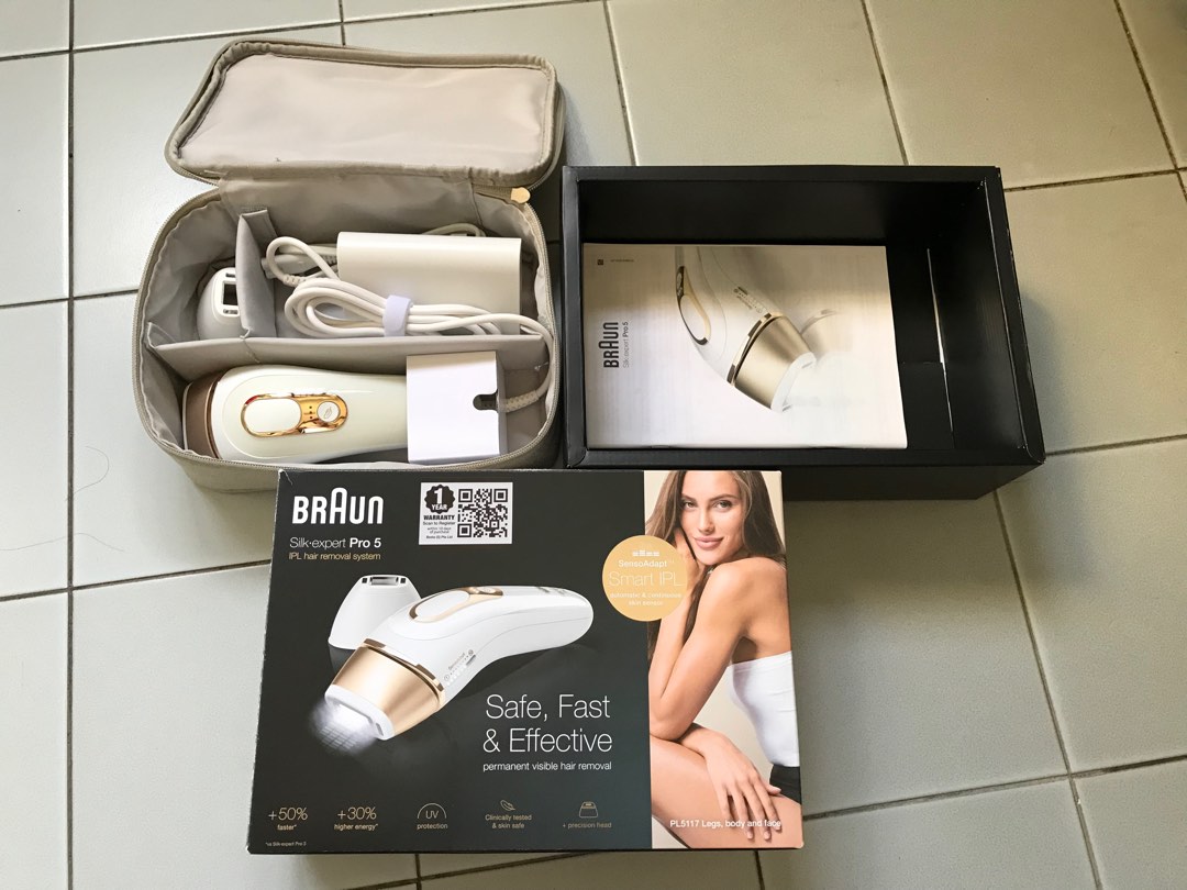 Braun silk.expert pro 5 IPL, Beauty & Personal Care, Bath & Body, Hair  Removal on Carousell