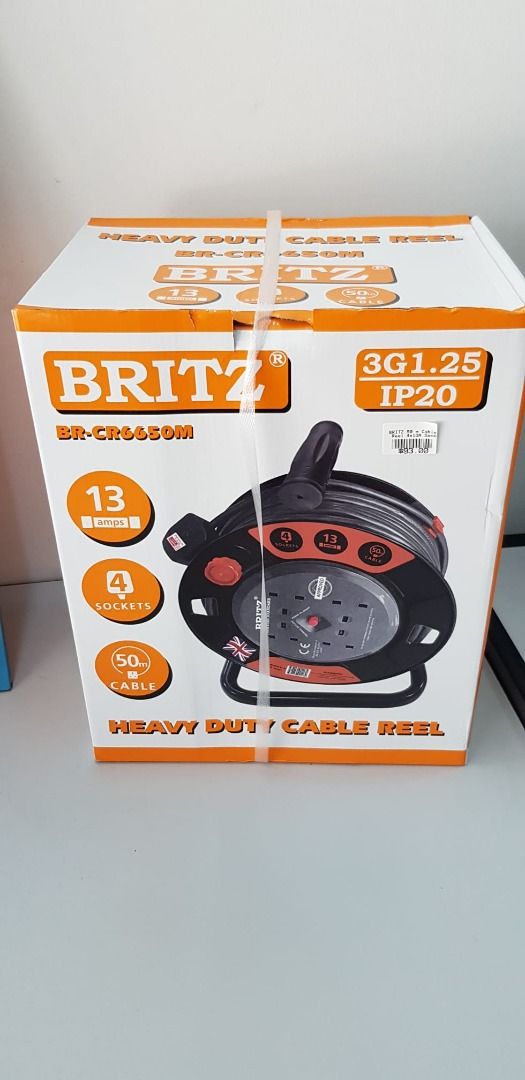 Britz Cable Reel Extension 30m/50m