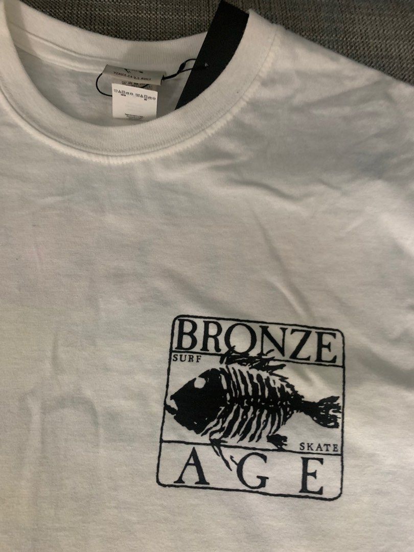 Bronze Age skate surf vintage vtg brand tee, Men's Fashion