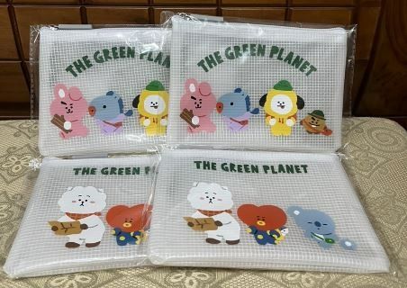 全新BT21 開心裝收納包  文具袋  收納袋 出遊款 露營款 #新春跳蚤市場