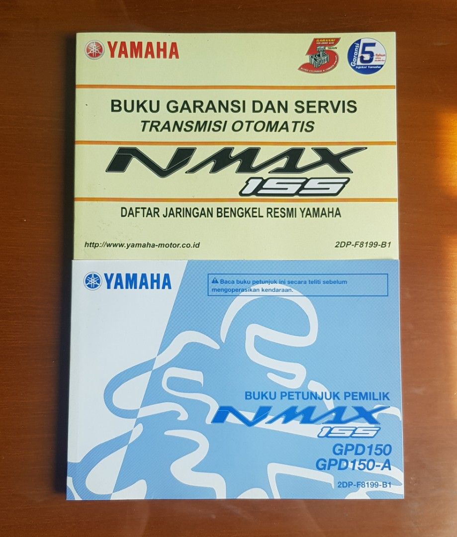 Buku Manual & Garansi Yamaha NMax, Aksesoris Mobil di Carousell