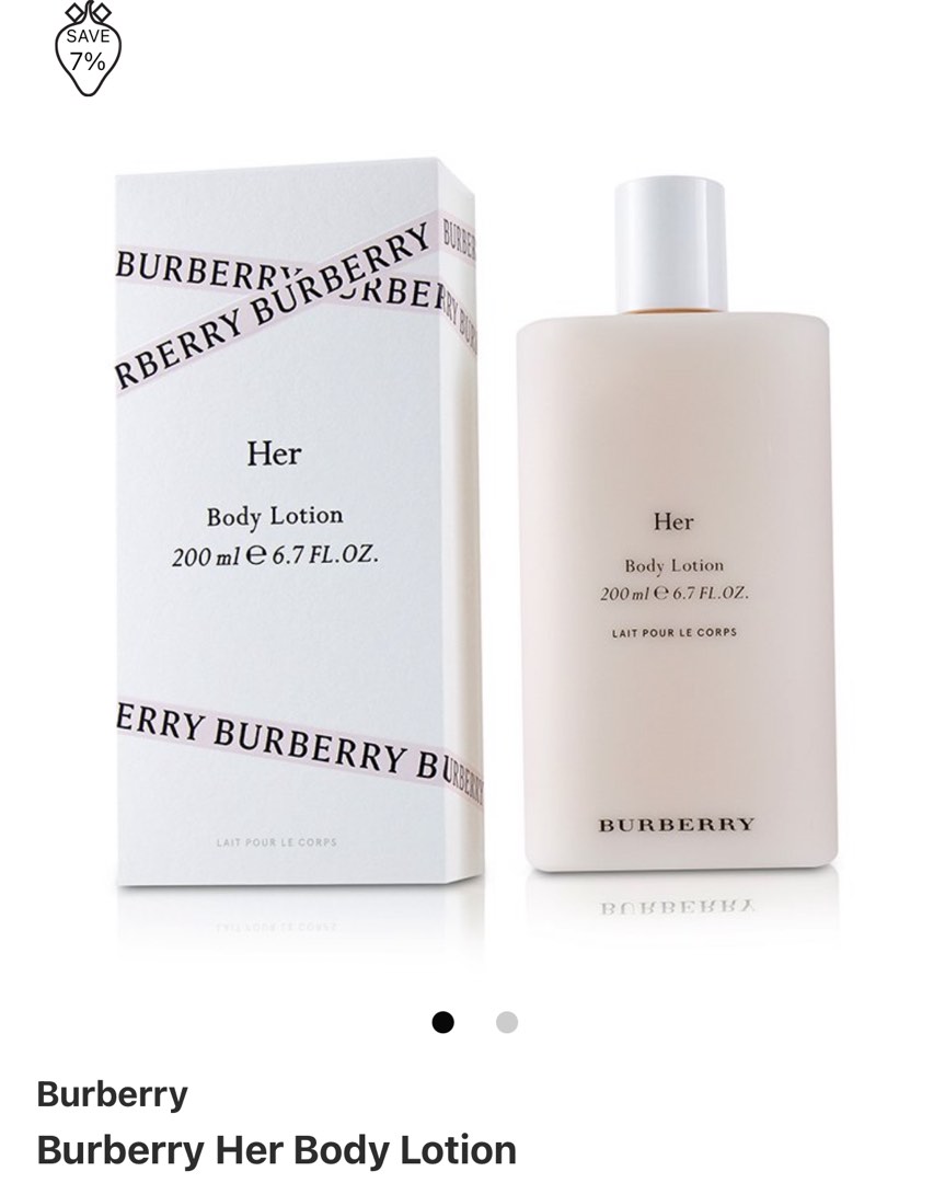 Burberry Her Body Lotion 200ml, Beauty & Personal Care, Bath & Body