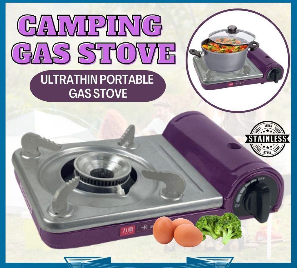 Camping Stove Portable Gas Stove Dapur Gas Camping Mini Gas Stove Picnic Hiking Outdoor 2 Butane Gas