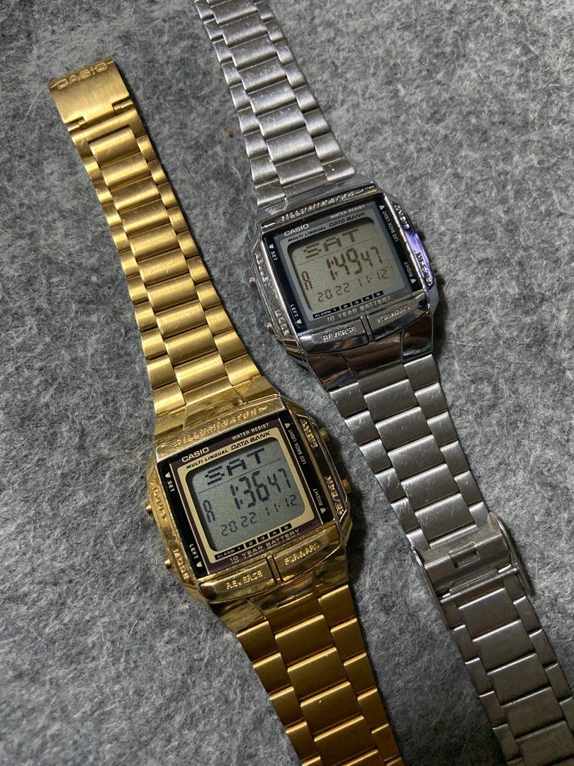 Casio Vintage Watch DB-360 (Gold), Women's Fashion, Watches ...