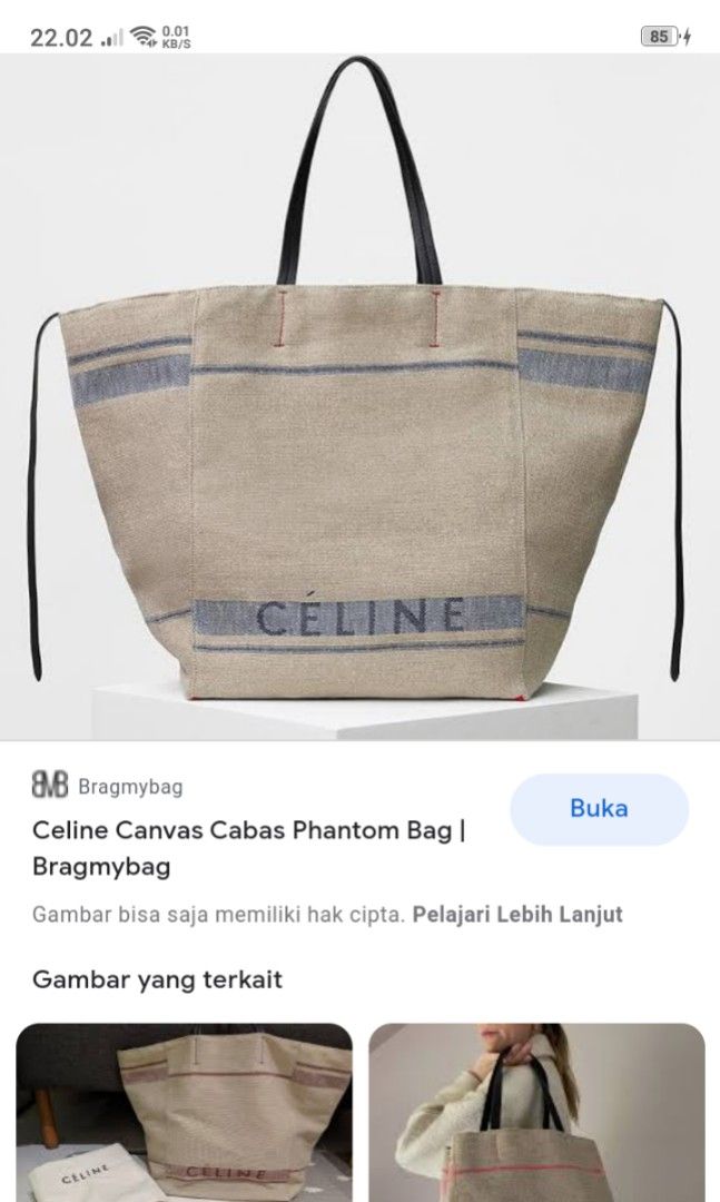 Celine Canvas Cabas Phantom Bag, Bragmybag