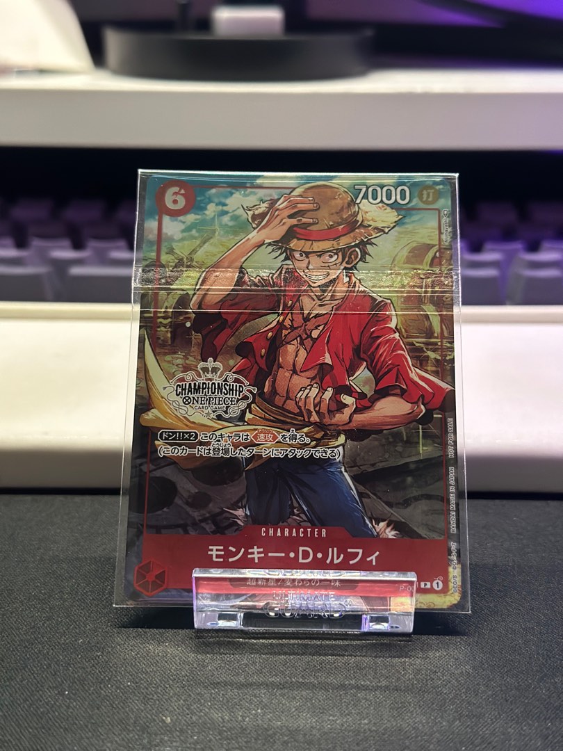 Championship Luffy | One Piece Card Game TCG , Hobbies & Toys, Toys