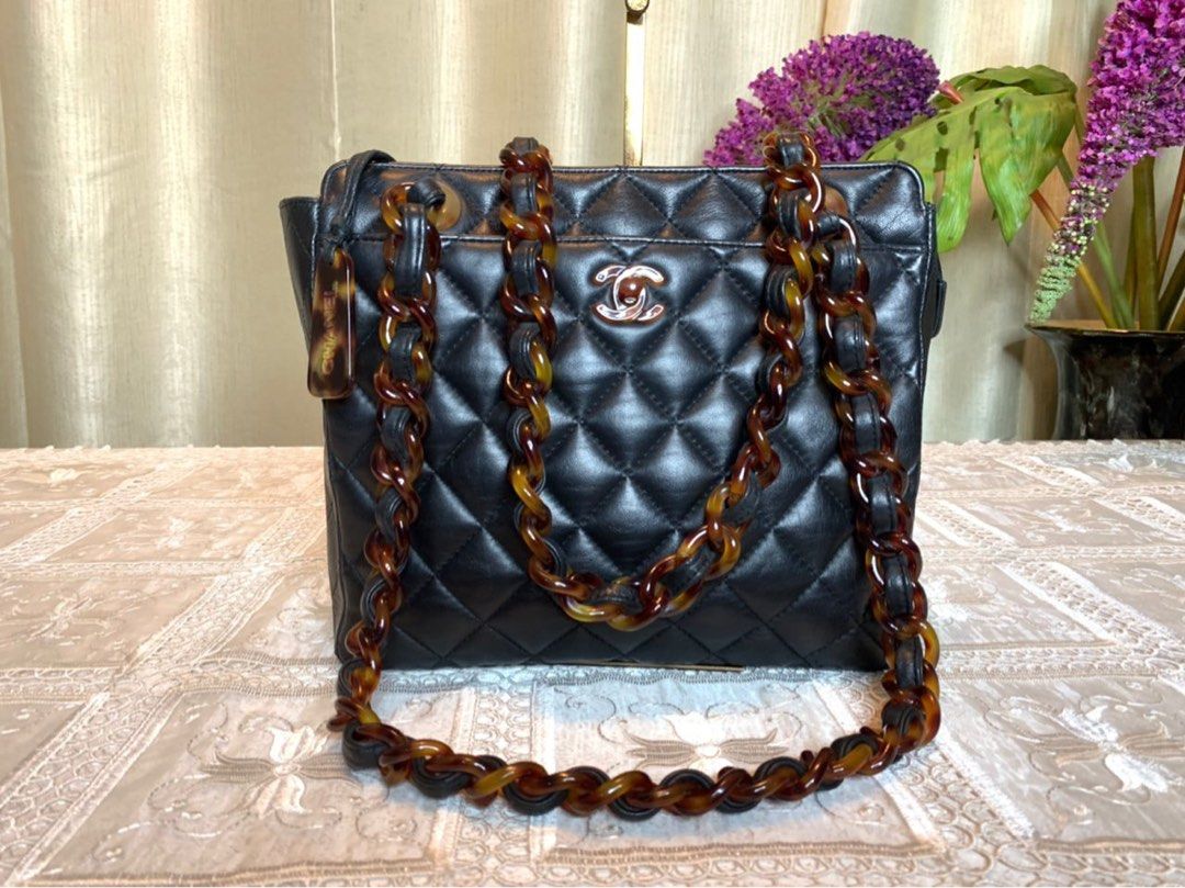 Tortoise shell best sale chain bag