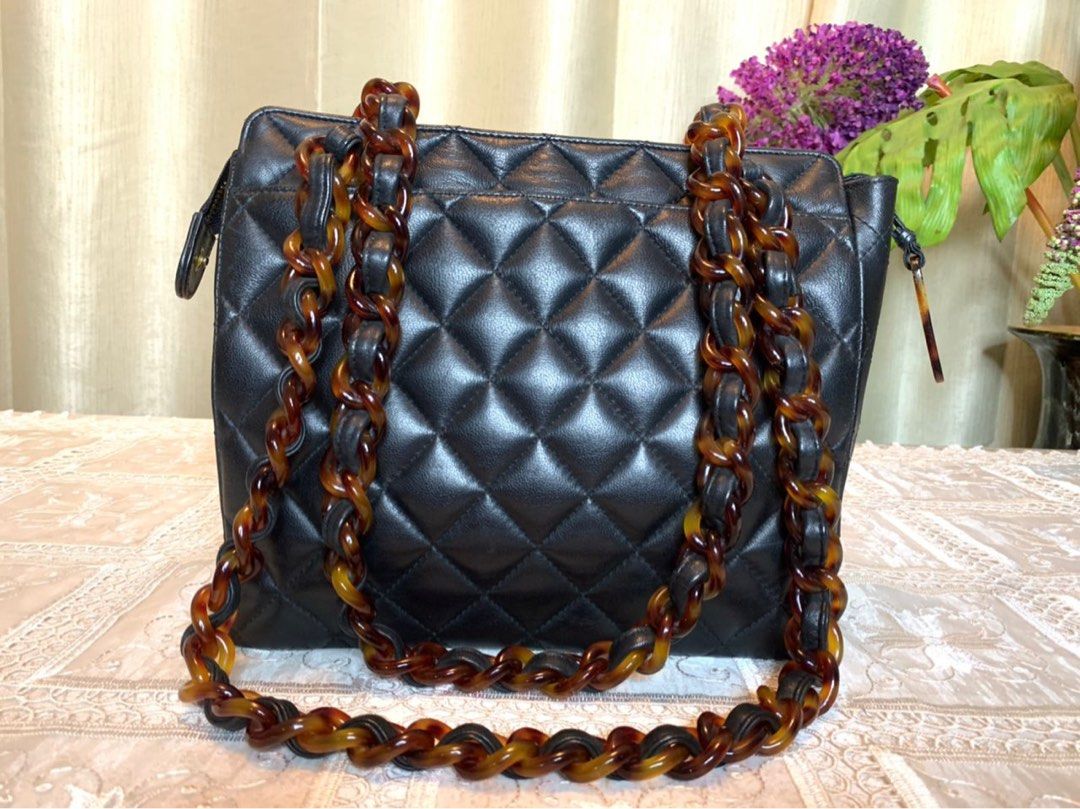 Tortoise shell chain best sale bag