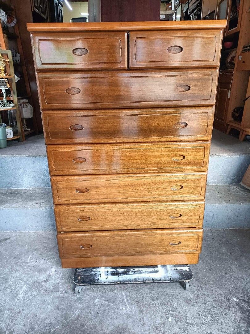 Chest drawer solid wood japan made, Furniture & Home Living, Furniture, Shelves,