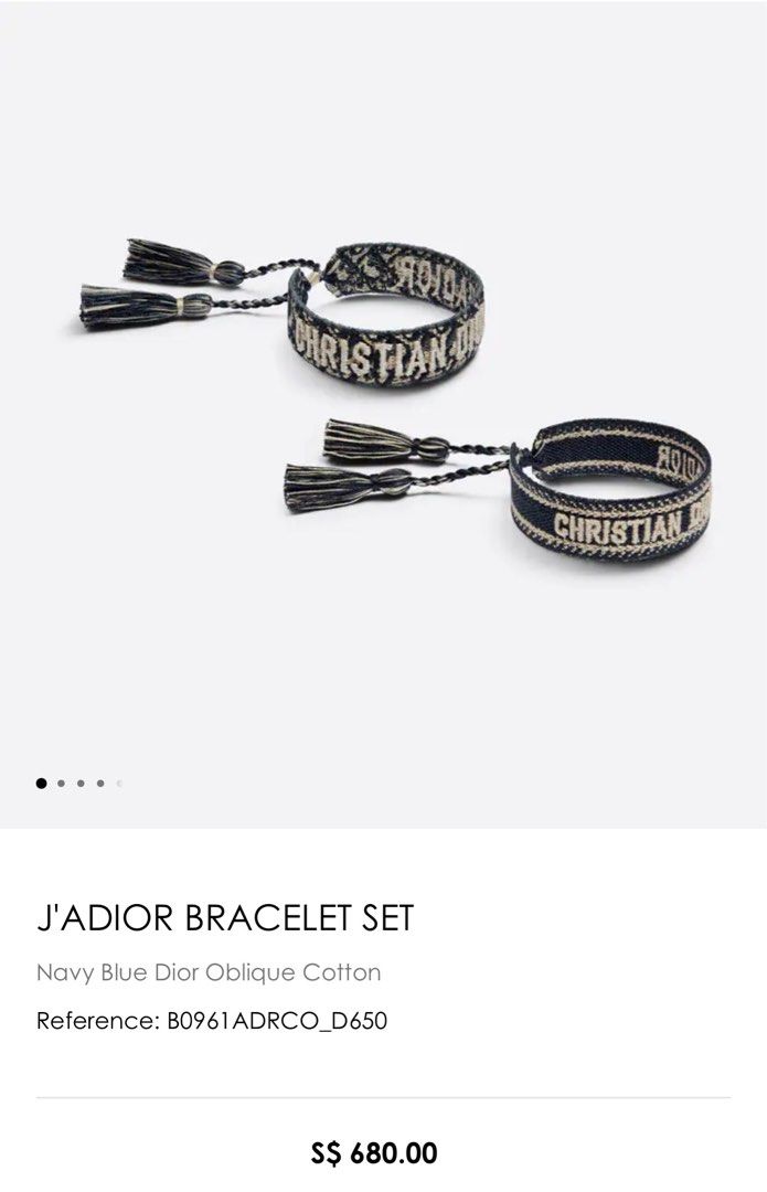 Christian new arrivals dior wristband
