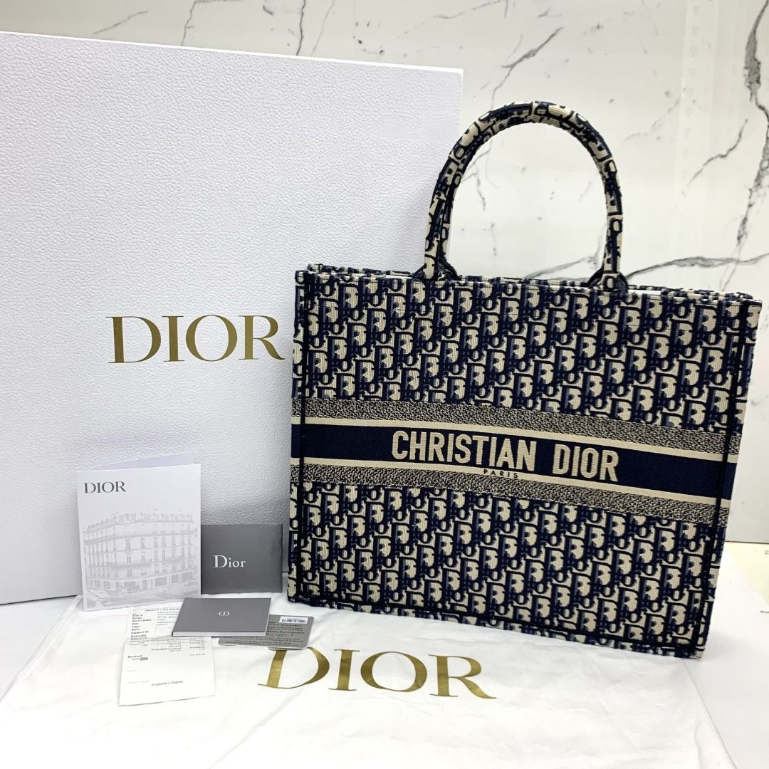 Christian dior outlet tote oblique
