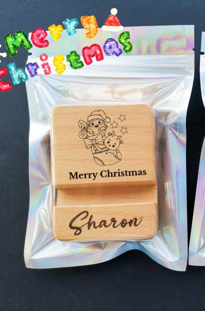 Customize your Christmas gifts! Affordable X'mas presents | Wooden phone stands with Laser Engraving personalisation, Hobbies & Toys, Stationery & Craft, Handmade Craft on Carousell Customize Your Christmas Gifts! Affordable X'Mas Presents | Wooden Phone Stands With Laser Engraving Personalisation, Hobbies & Toys, Stationery & Craft, Handmade Craft On Carousell