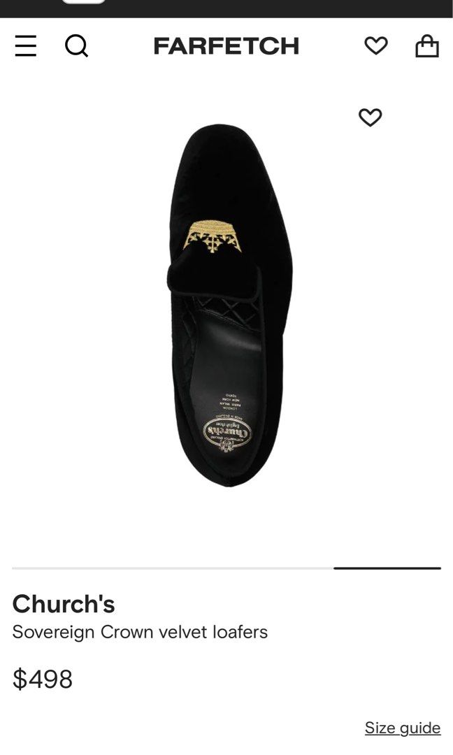 Church s Crown Velvet Slippers Loafers