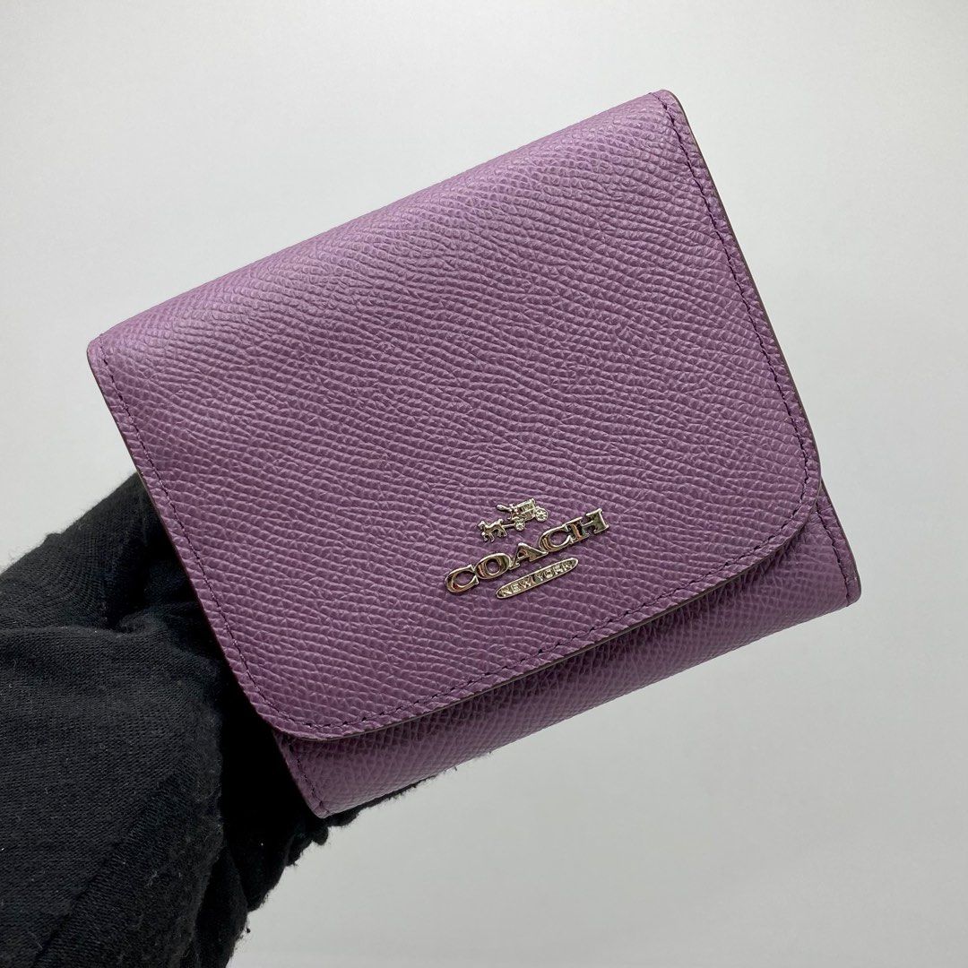 COACH COMPACT PURPLE SLG WALLET 227026501