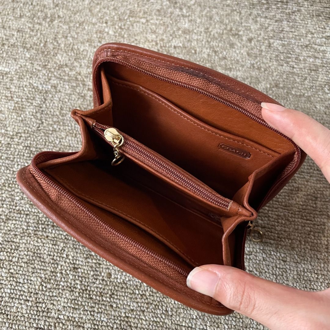 Coach british tan wallet store