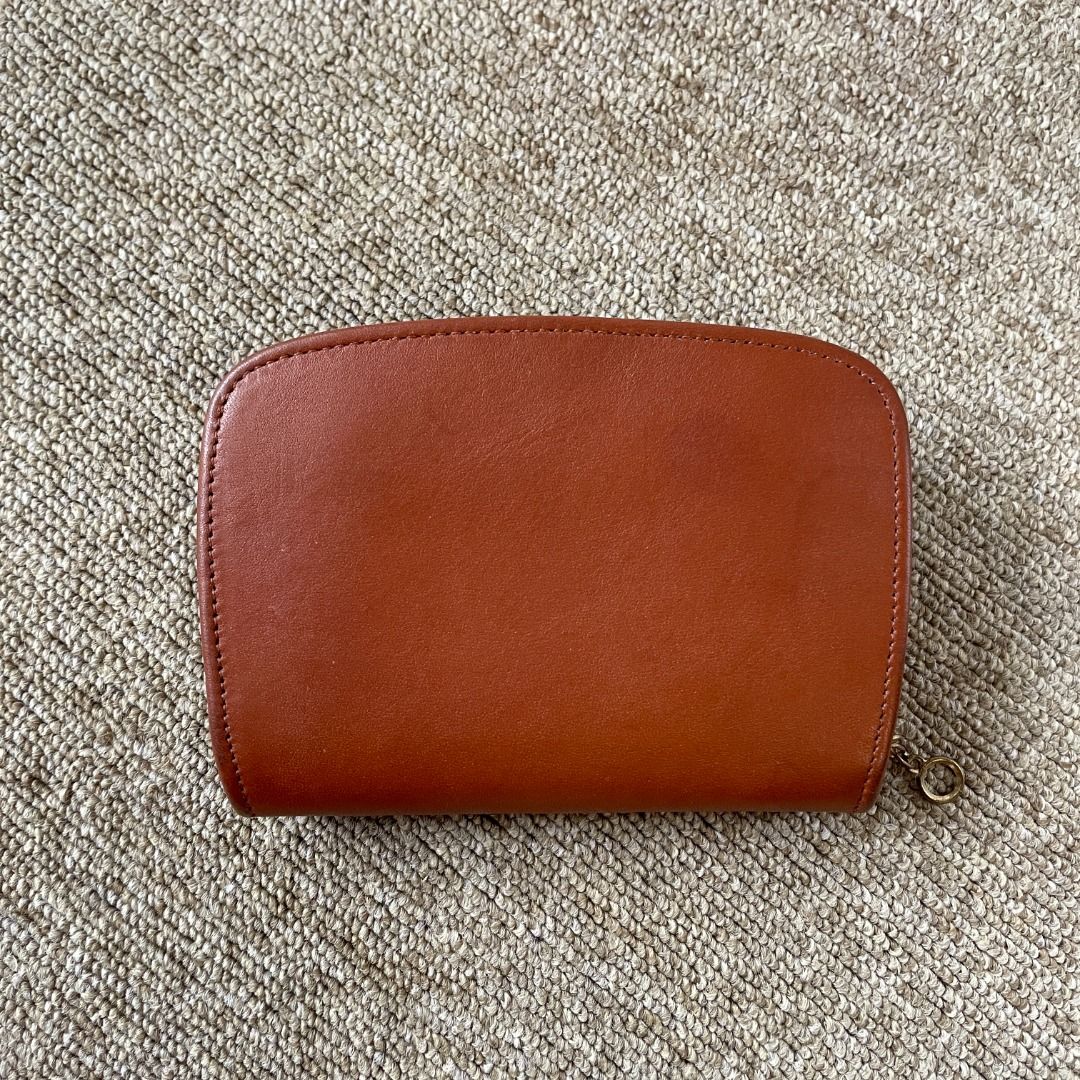 Coach british best sale tan wallet