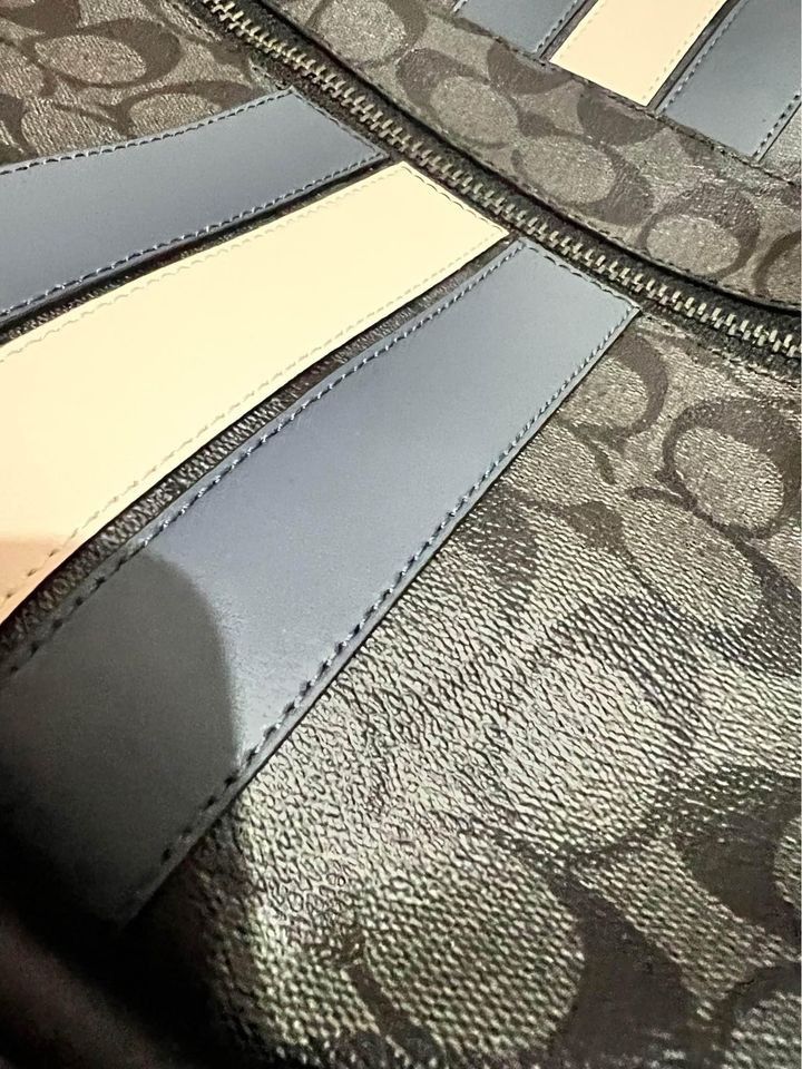 Coach West Backpack Varsity Stripe, Men's Fashion, Bags, Backpacks on