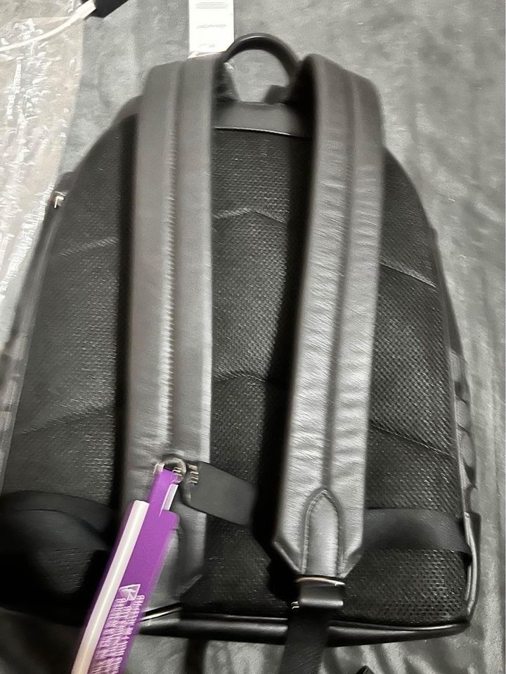 Coach West Backpack Varsity Stripe, Men's Fashion, Bags, Backpacks on