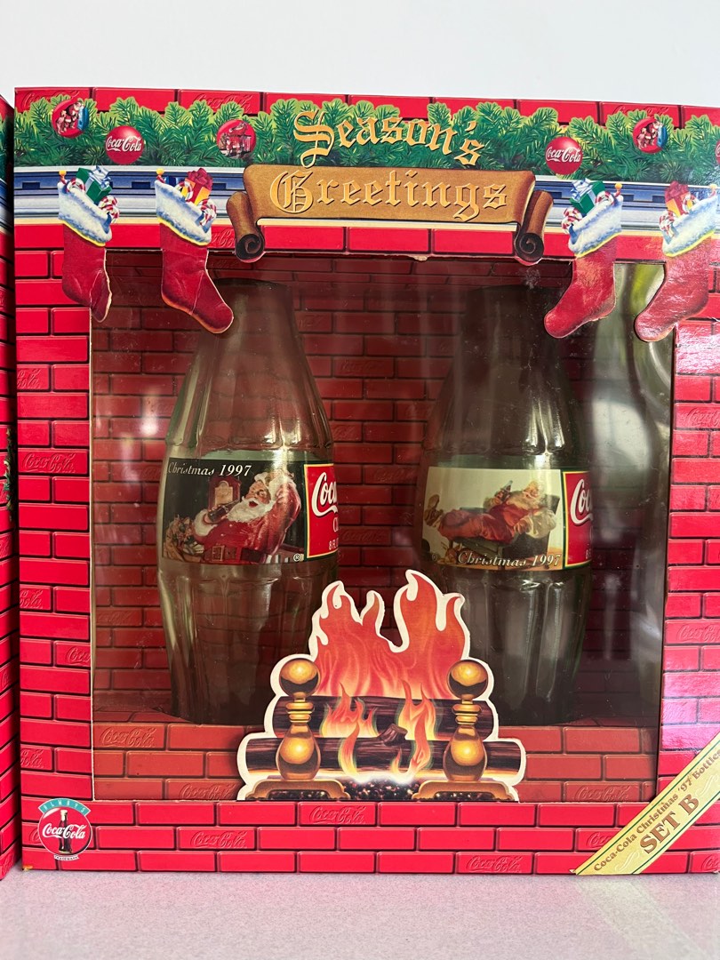Coca cola christmas bottle