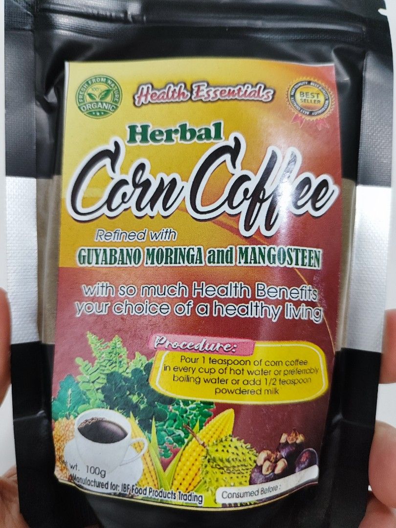 Corn Coffee (with Malunggay, Mangosteen & Guyabano), Food & Drinks