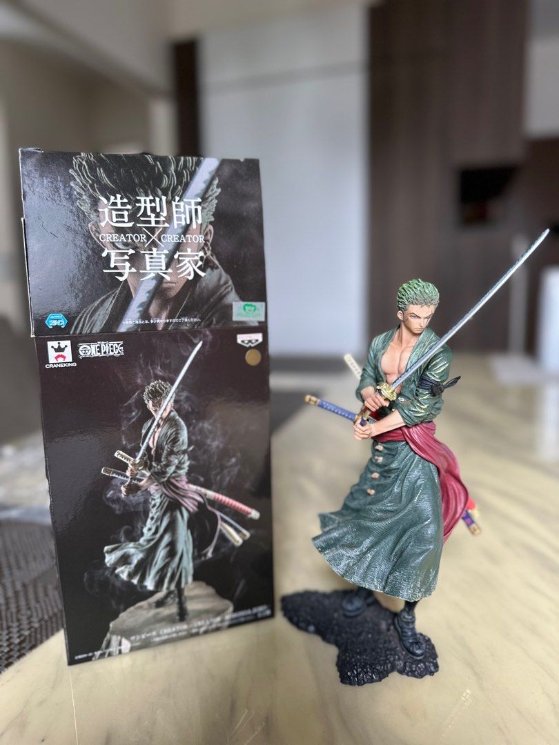 CRANEKING One Piece Zoro Creator X Creator figurine, Hobbies & Toys