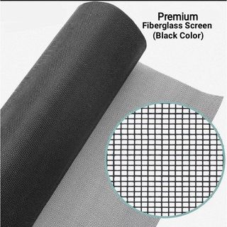 Creston Premium Fiberglass Screen Mesh (Black Color)