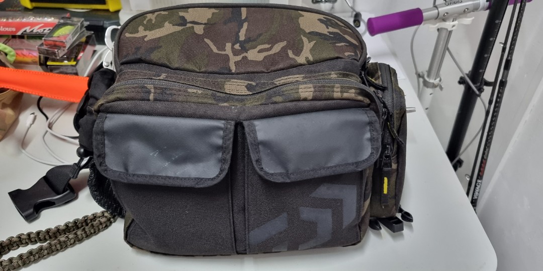 DAIWA X-PAC POUCH/BACKPACK/SHOULDER Bag/Sacoche/Waist Pouch camouflage  $49.23 - PicClick