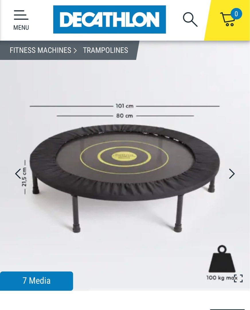 Fit trampo 100 decathlon best sale