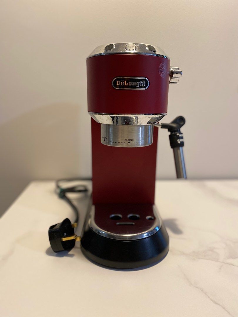 Dedica Espresso Machine, Red