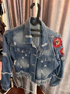 DENIM JACKET CROPTOP
