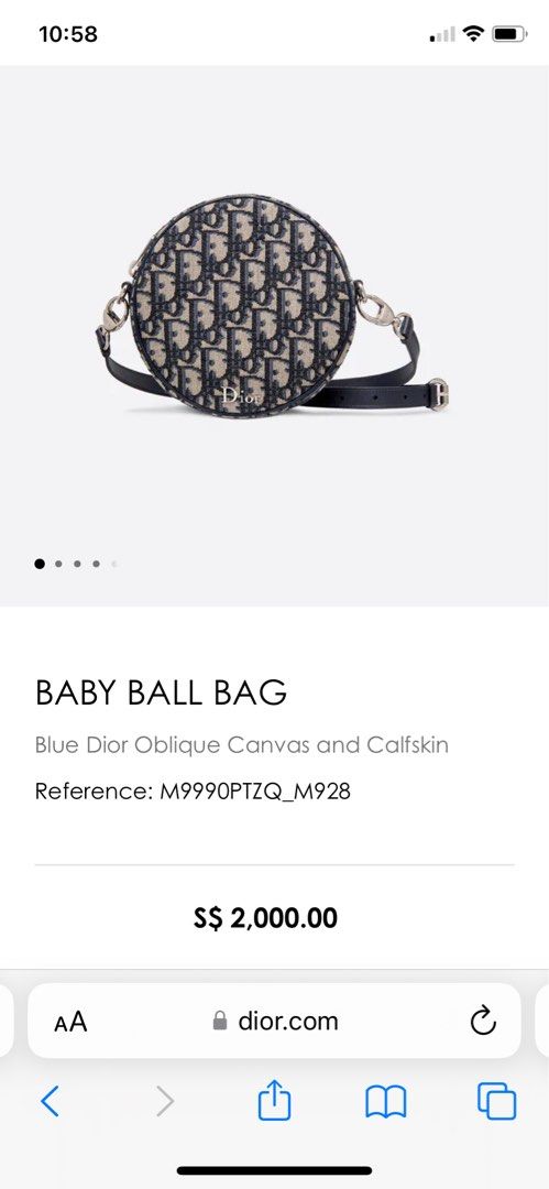 Dior ball bag store