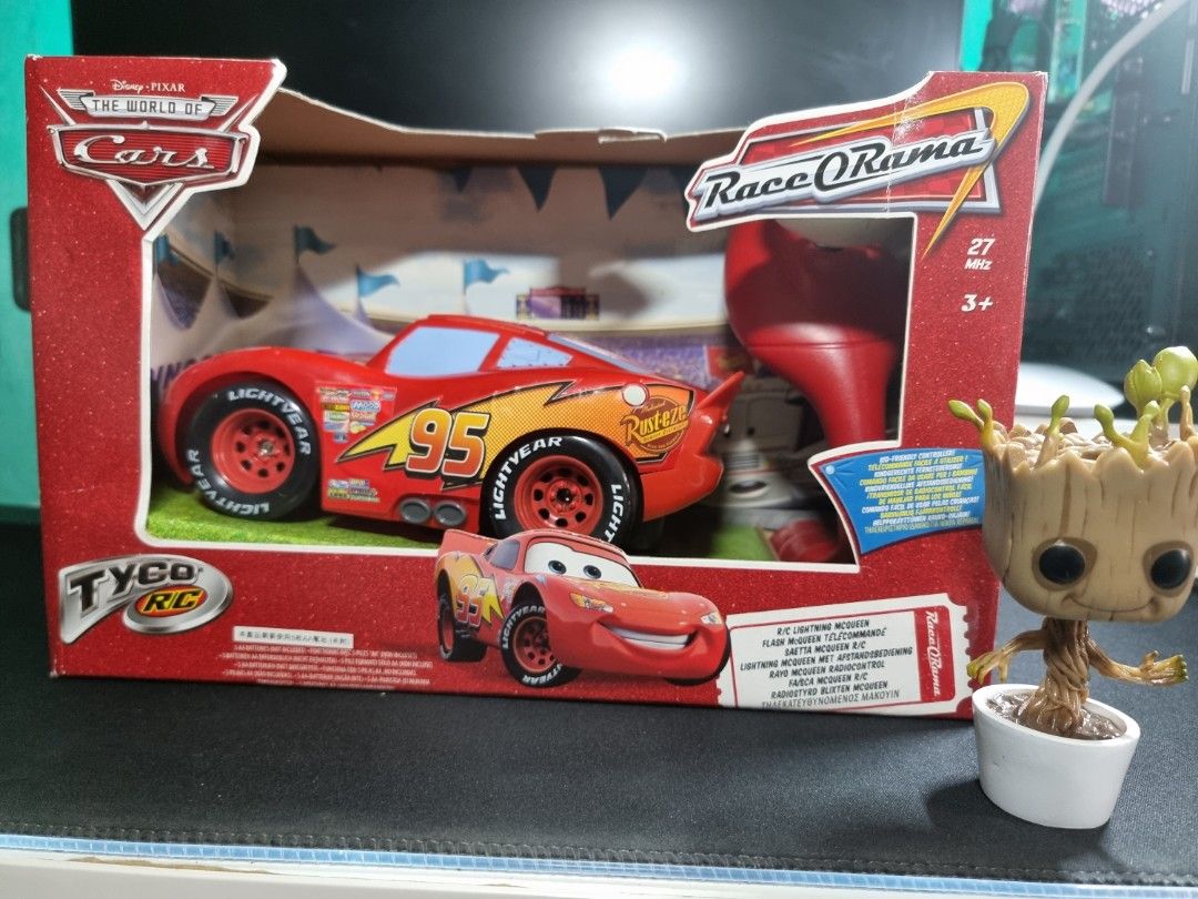 BNIB] Disney Cars Lightning Mcqueen R/C with free bag and book, Hobbies &  Toys, Toys & Games on Carousell