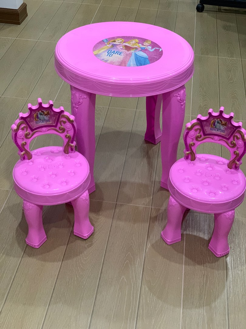 Disney Princess Table and Chairs set, Hobbies & Toys, Toys & Games on