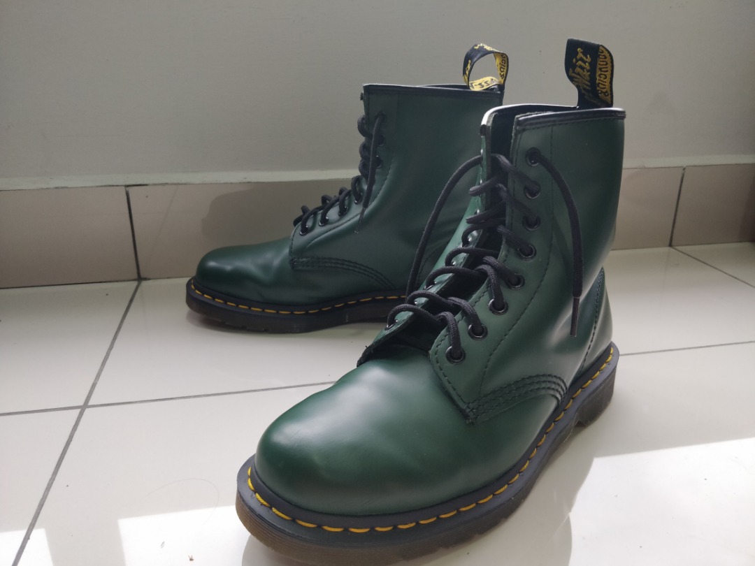 Dr martens smooth green outlet