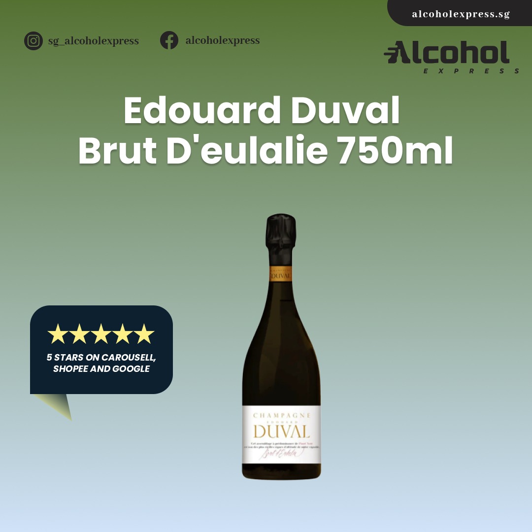 Edouard Duval Brut D #39 eulalie Champagne 750ml Food Drinks Alcoholic