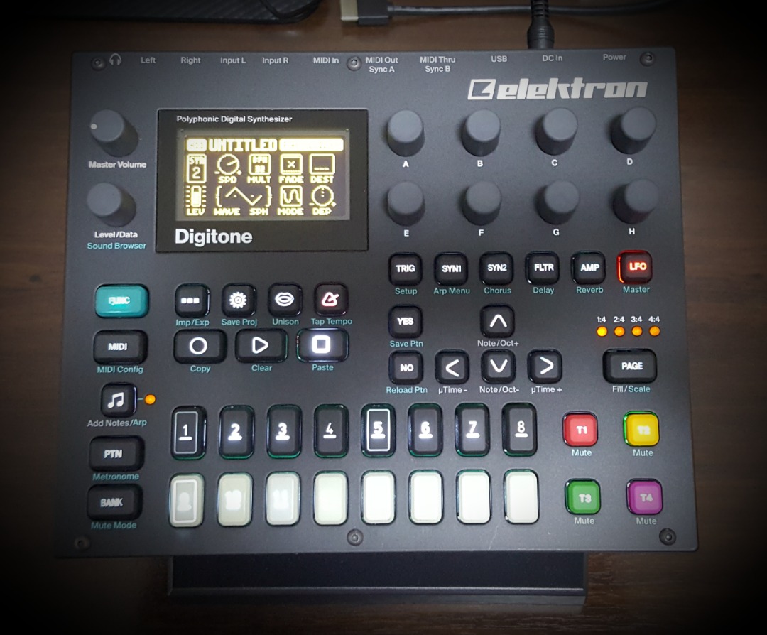 Elektron Digitone, Hobbies & Toys, Music & Media, Musical Instruments ...